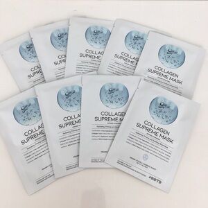 OOTD Collagen Supreme Hydrating Sheet Masks Bundle of 9 Firming Facial Skin Care